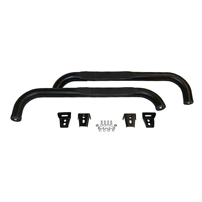 SIDE STEPS BLACK TEXTURED YJ/TJ