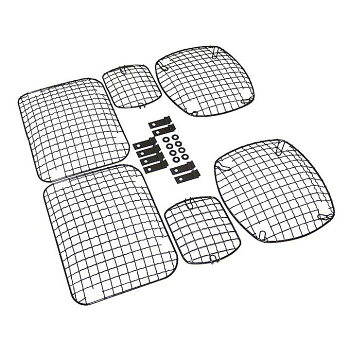 STONE GUARD SET BLACK 87-95 YJ