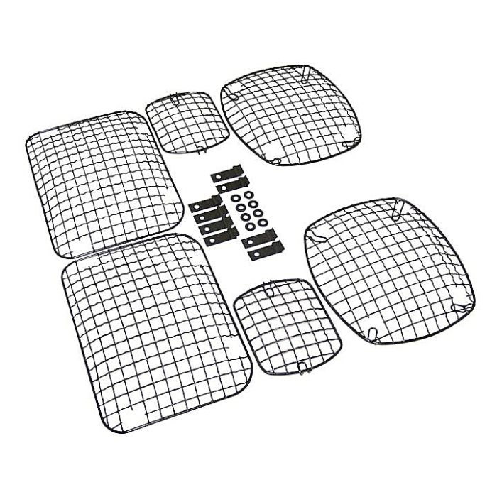 STONE GUARD SET BLACK 87-95 YJ