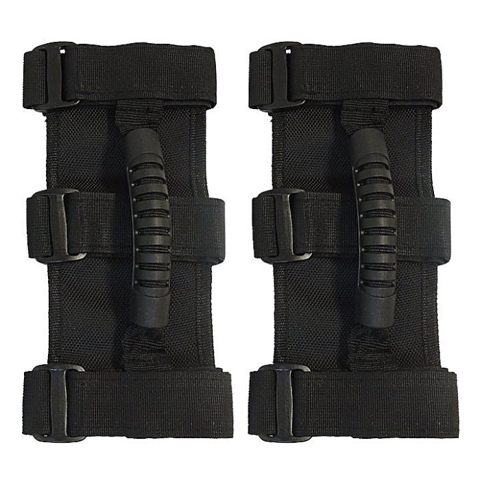 Crown Automotive RT27007 Grab Handle Set in Black  for 55-21 Jeep Wrangler Vehicles