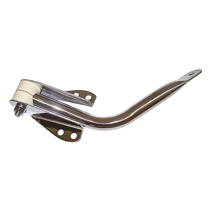 Crown Automotive RT30019 Passenger Side Mirror Arm & Bracket in Stainless Steel  for 55-86 Jeep CJ Series