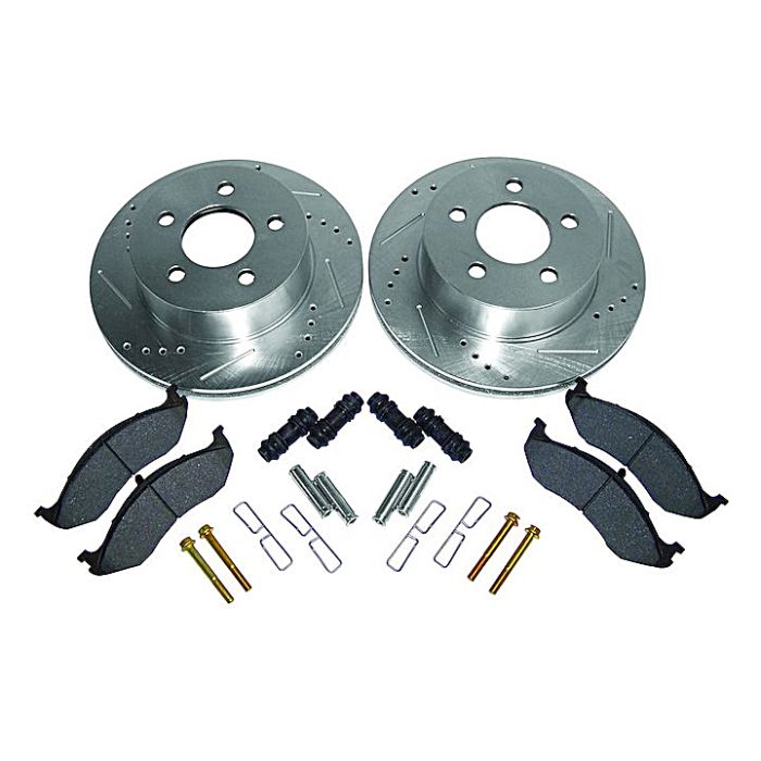Crown Automotive RT31013 Performance Front Disc Brake Service Kit for 90-99 Jeep Wrangler YJ, TJ, Cherokee XJ & Comanche MJ and 93-98 Grand Cherokee ZJ