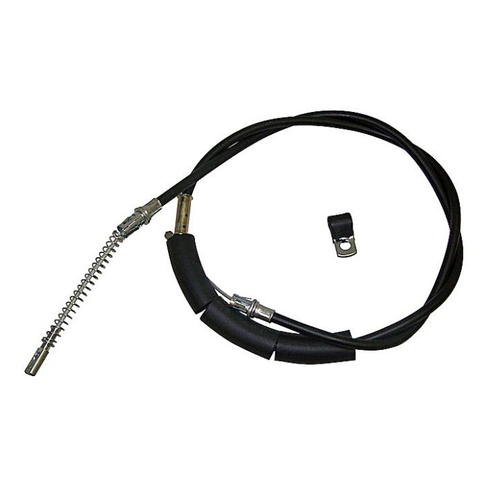 Crown Automotive RT31021 Passenger Side Rear Parking Brake Cable  for 91-95 Jeep Wrangler YJ with Disc Brake Conversion