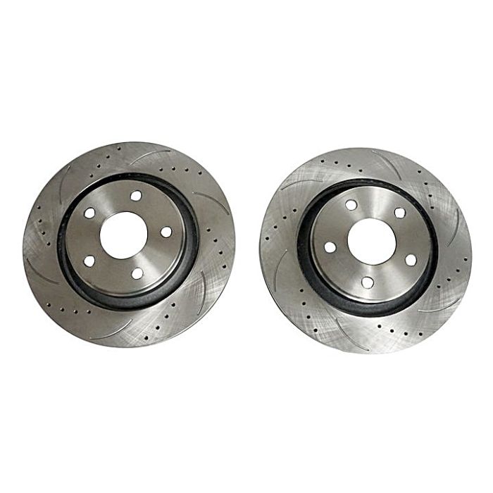 Crown Automotive RT31044 Performance Front Brake Rotor Set  for 08-18 Jeep Wrangler JK with Heavy Duty Brakes