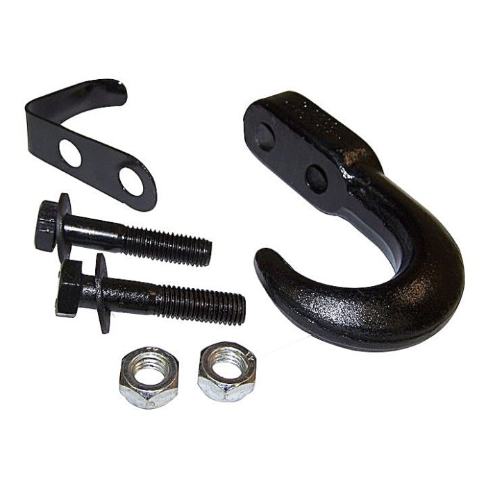 Crown Automotive RT33015 Tow Hook Kit in Black for 55-86 Jeep CJ Series