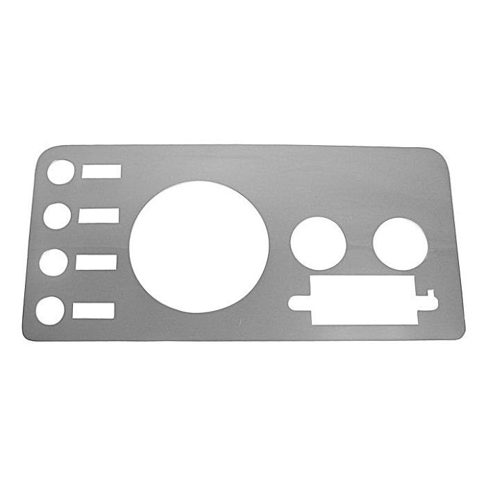 Crown Automotive RT34027 Stainless Steel Gauge Cover for 76-86 Jeep CJ Series