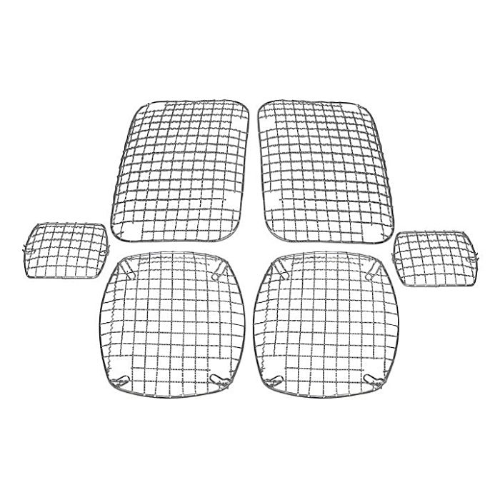 Crown Automotive  Mesh Light Guard Set for 87-95 Jeep Wrangler YJ