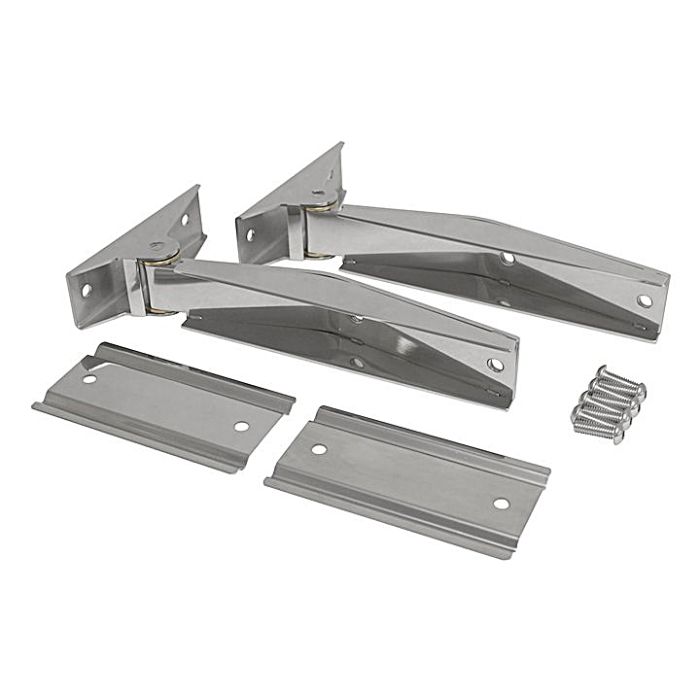 Crown Automotive RT34065 Stainless Steel Tailgate Hinge Set for 97-03 Jeep Wrangler TJ