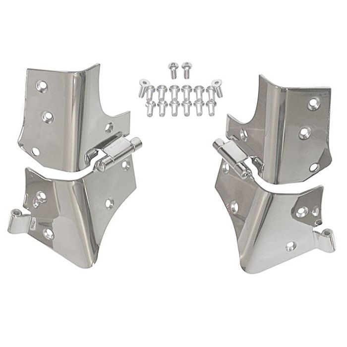 SS WINDSHIELD HINGE KIT  TJ