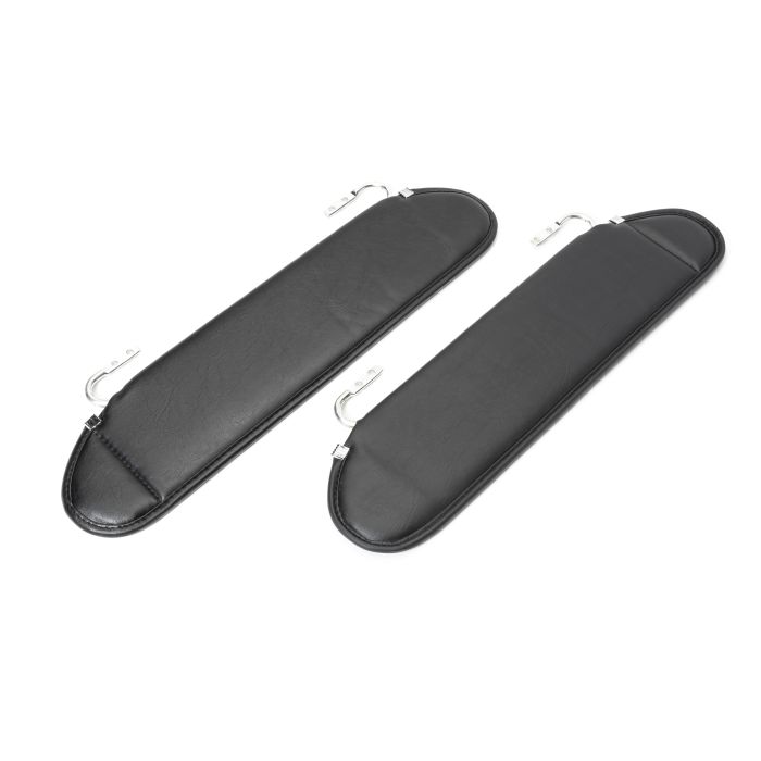 Crown Automotive RT52005 Sun Visor Set in Black  for 87-95 YJ Wrangler