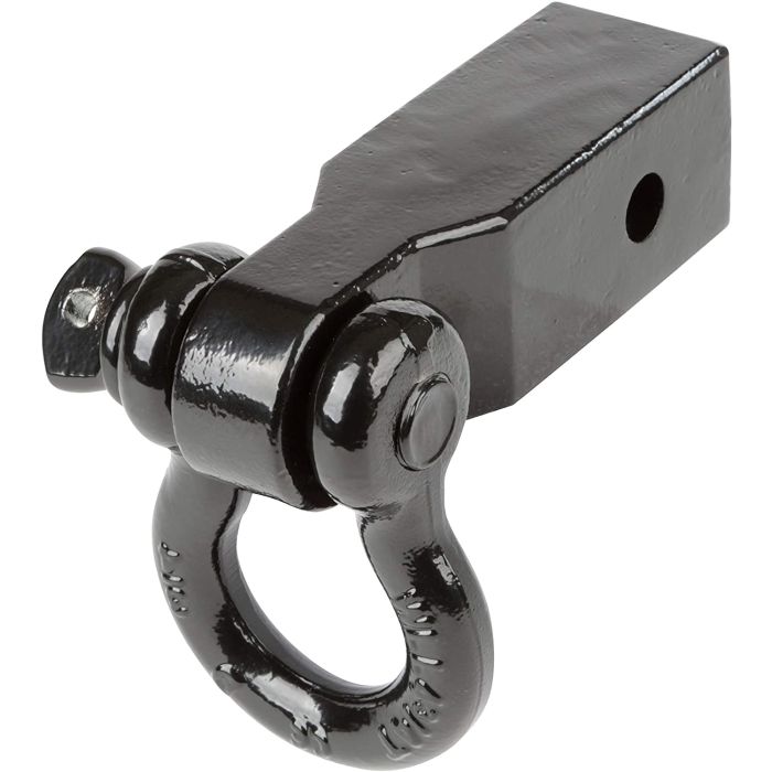 Rugged Ridge 11234.01 2" Receiver Hitch D-Ring & Shackle Bracket 