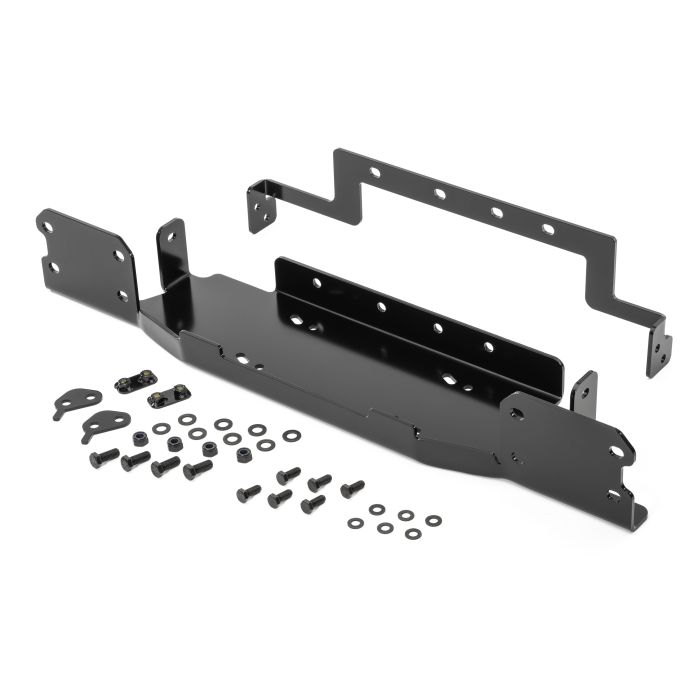 Rugged Ridge 11543.16 Winch Mount Plate for 18-21 Jeep Wrangler JL & Gladiator JT with Factory Steel or Spartacus Front Bumpers