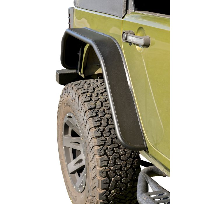 Rugged Ridge 11615.47 Rear Steel Tube Fender Flares for 07-18 Jeep Wrangler JK