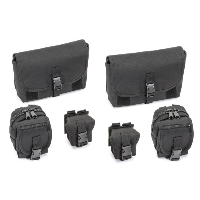 Rugged Ridge 12113.01 MOLLE Storage Bag System for 18-19 Jeep Wrangler JL Rubicon and 2020 Gladiator JT