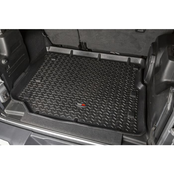 Rugged Ridge 12975.49 Rear Cargo Liner for 18-21 Jeep Wrangler JL Unlimited with Factory Rear Subwoofer