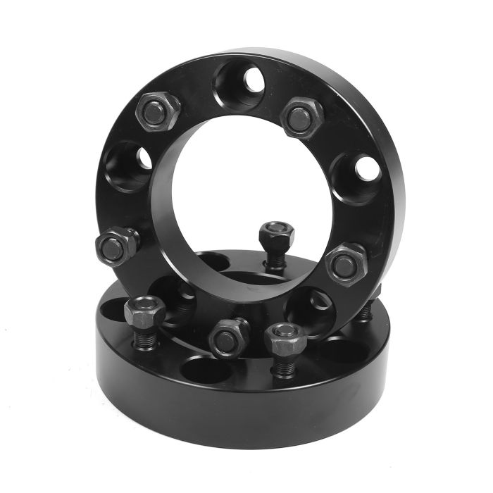 Rugged Ridge 15201.09 1.5" Thick Wheel Spacers in Black for 45-86 Jeep CJ with 5 on 5.5 Bolt Pattern