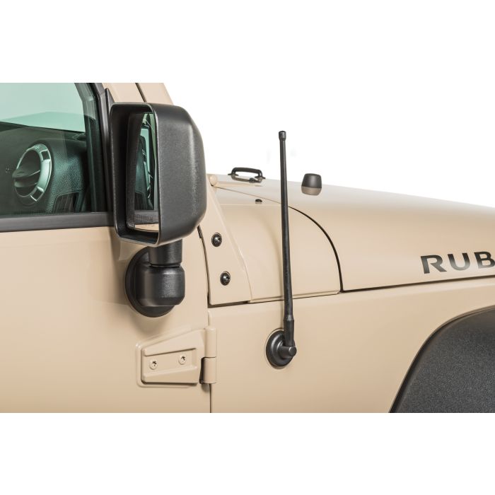 Rugged Ridge 17212.10 13" Stubby Reflex Antenna for 07-22 Jeep Wrangler JL, JK & Gladiator JT
