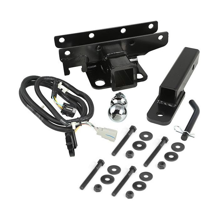 Rugged Ridge 11580.54 2" Hitch Kit with Ball for 07-18 Jeep Wrangler JK