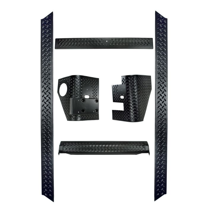 Rugged Ridge 11650.51 Body Armor Kit for 97-06 Jeep Wrangler TJ