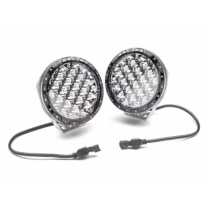Rugged Ridge 15209.15 7" Round LED Lights for 18-22 Jeep Wrangler JL Unlimited & Gladiator JT 