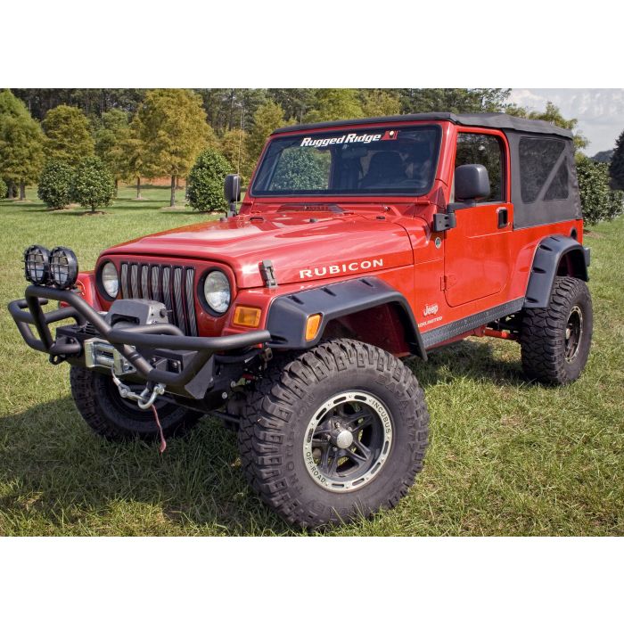 Rugged Ridge 11630.10 All-Terrain 6-Piece 6" Flare Kit for 97-06 Jeep Wrangler TJ & Unlimited