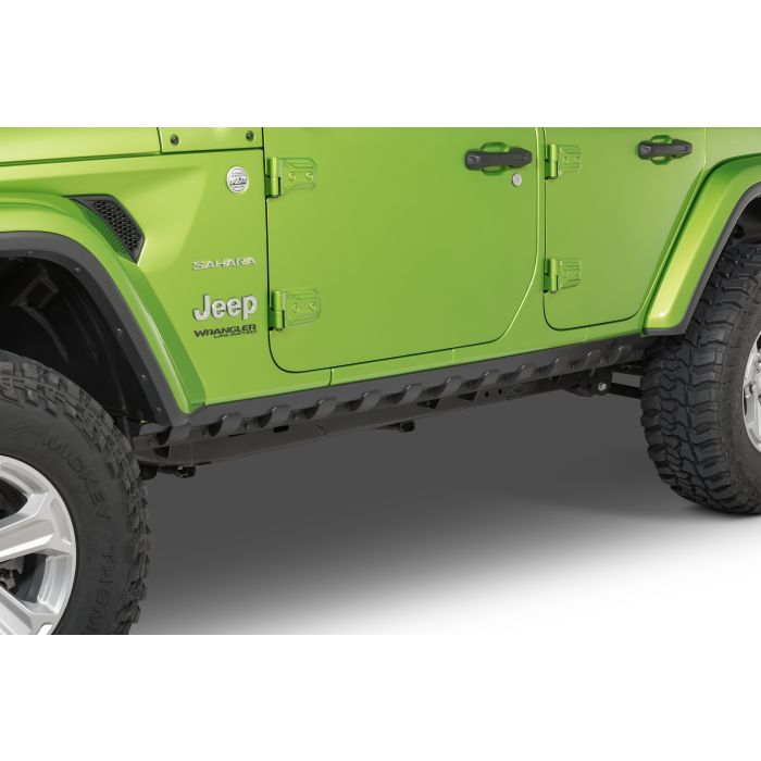 Rugged Ridge 11651.61 Body Armor Rocker Guards in Black for 18-20 Jeep Wrangler JL Unlimited