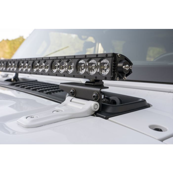 Rugged Ridge 11232.71 Cowl Light Bar Brackets for 18-20 Jeep Wrangler JL & Gladiator JT