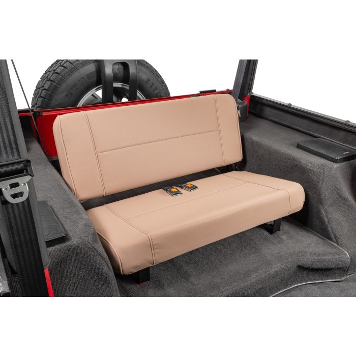 Rugged Ridge  Fixed Vinyl Rear Seat for 76-95 Jeep CJ & Wrangler YJ