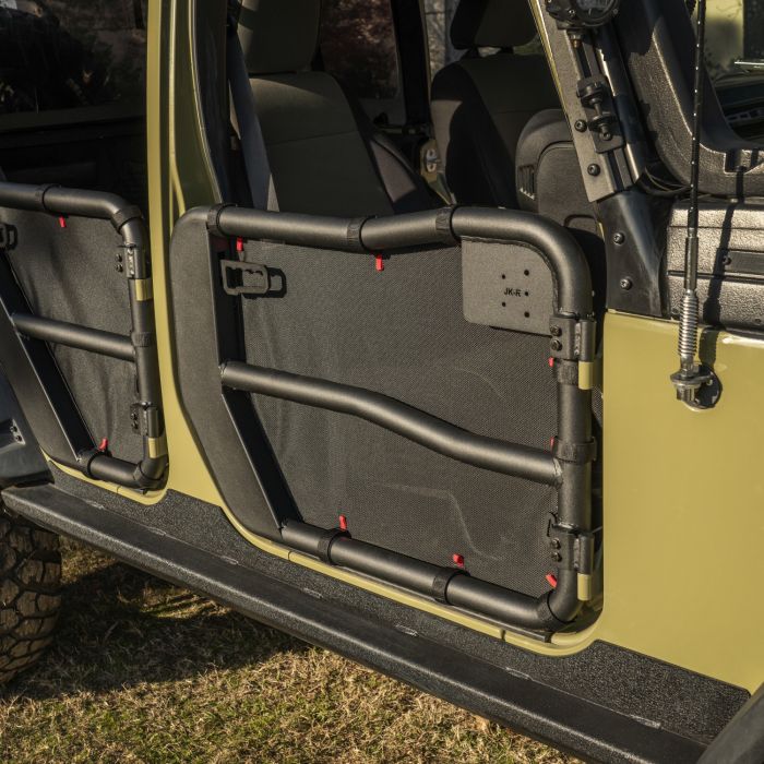 Rugged Ridge  Fortis Tube Door Covers for 07-18 Jeep Wrangler JK