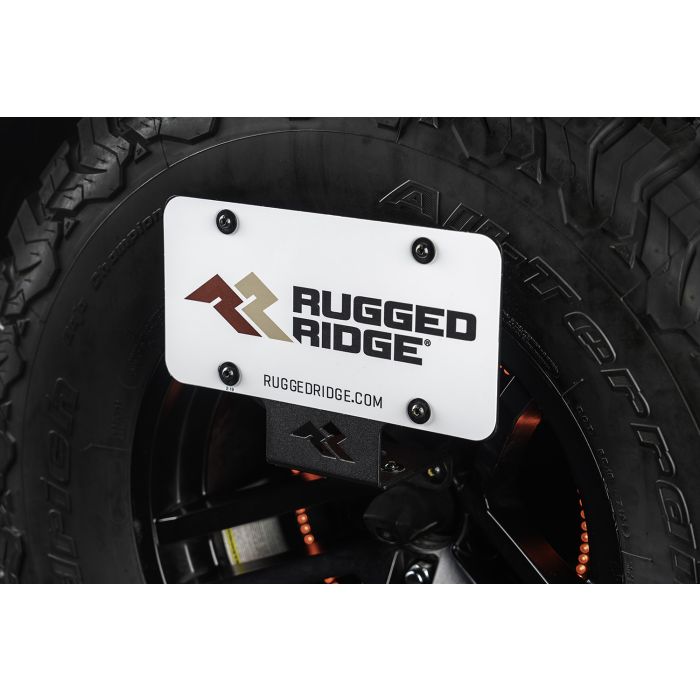 Rugged Ridge 11585.25 License Plate Relocation Bracket for 18-22 Jeep Wrangler JL
