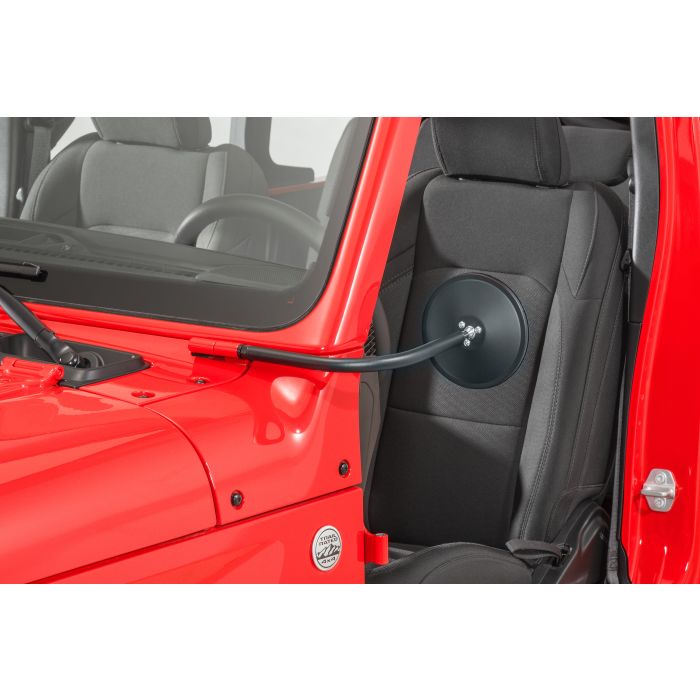 Rugged Ridge 11025.23 Round Trail Mirror for 18-21 Jeep Wrangler JL & Gladiator JT