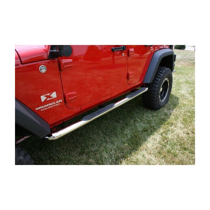 R.R. SIDE STEPS JK 4DR STAINLESS