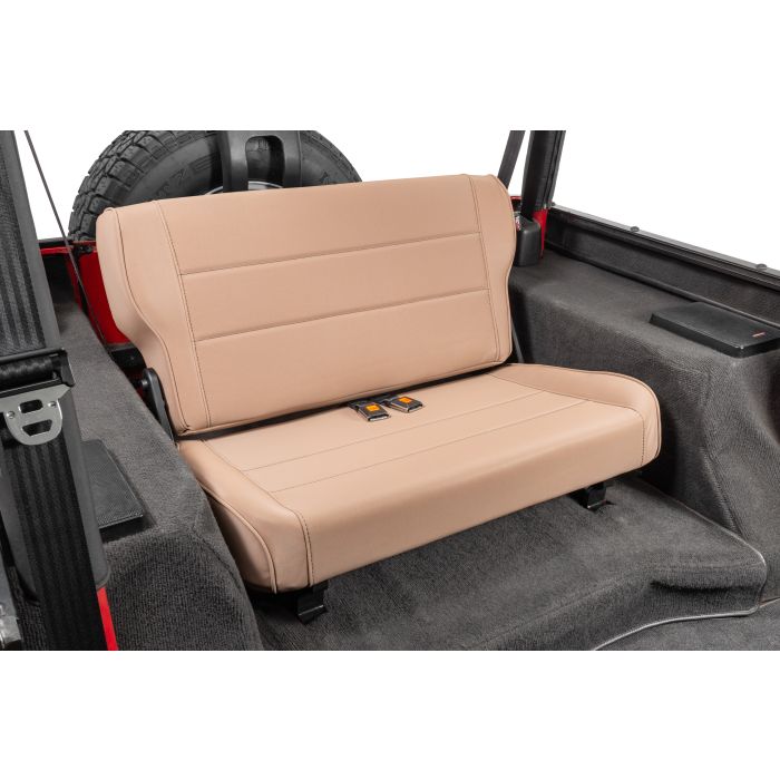 Rugged Ridge  Fold & Tumble Vinyl Rear Seat for 76-95 Jeep CJ & Wrangler YJ