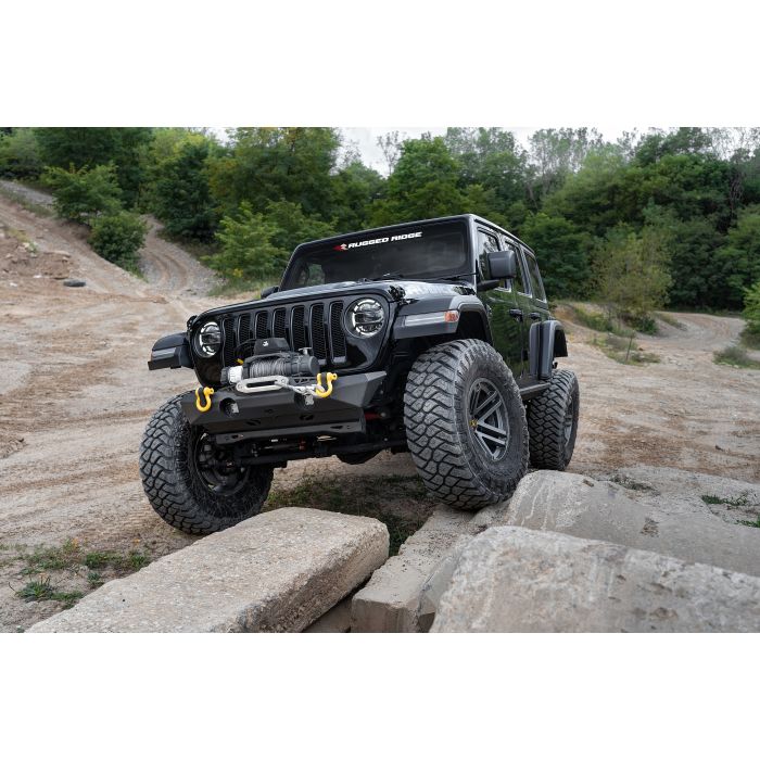 Rugged Ridge  XOR Front Stubby Bumper for 07-23 Jeep Wrangler JK,  JL & Gladiator JT