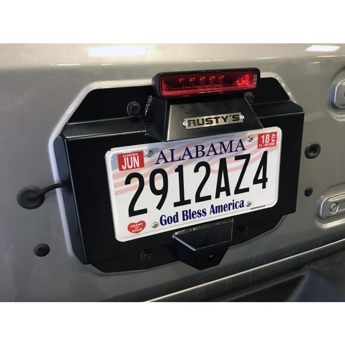 RUSTYS SPARE TIRE DELETE W/ LICENSE JL