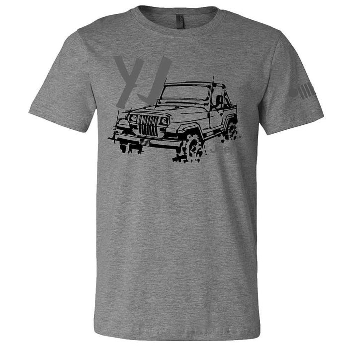 JEEP LDD SERIES YJ TSHIRT GRAY 4XL