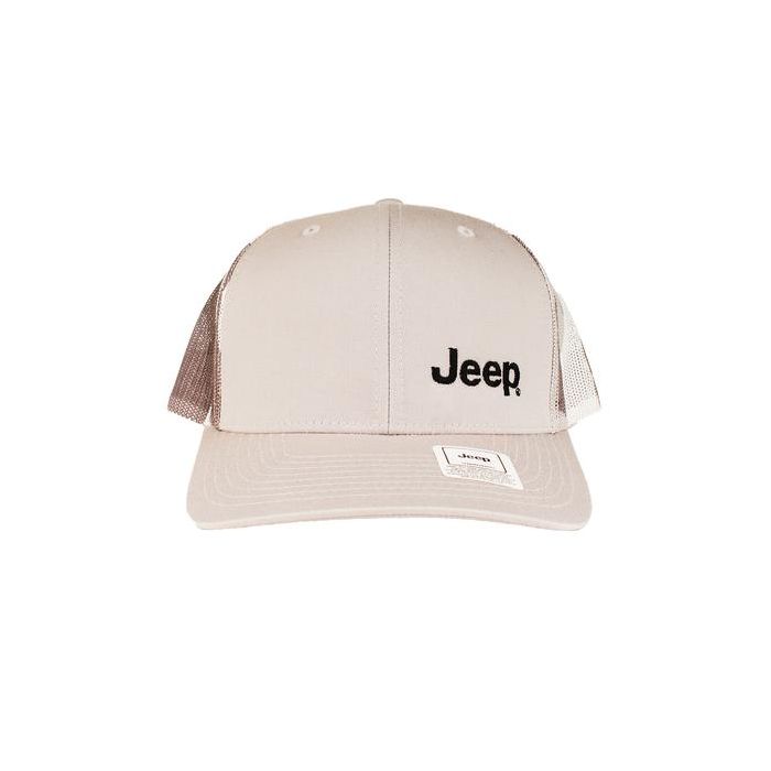 Jeep Merchandise  Jeep Logo Richardson Trucker Hat in Gray & Camo 