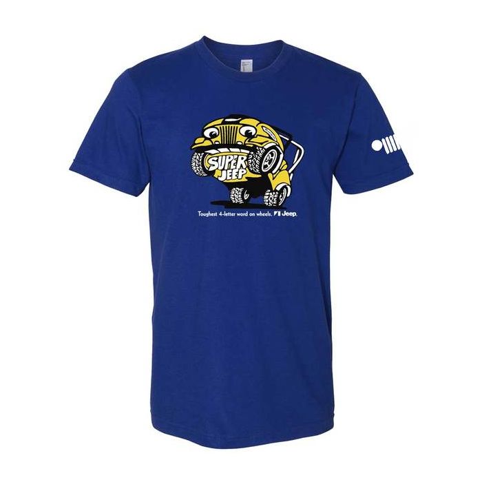 JEEP SUPER JEEP T SHIRT BLUE M