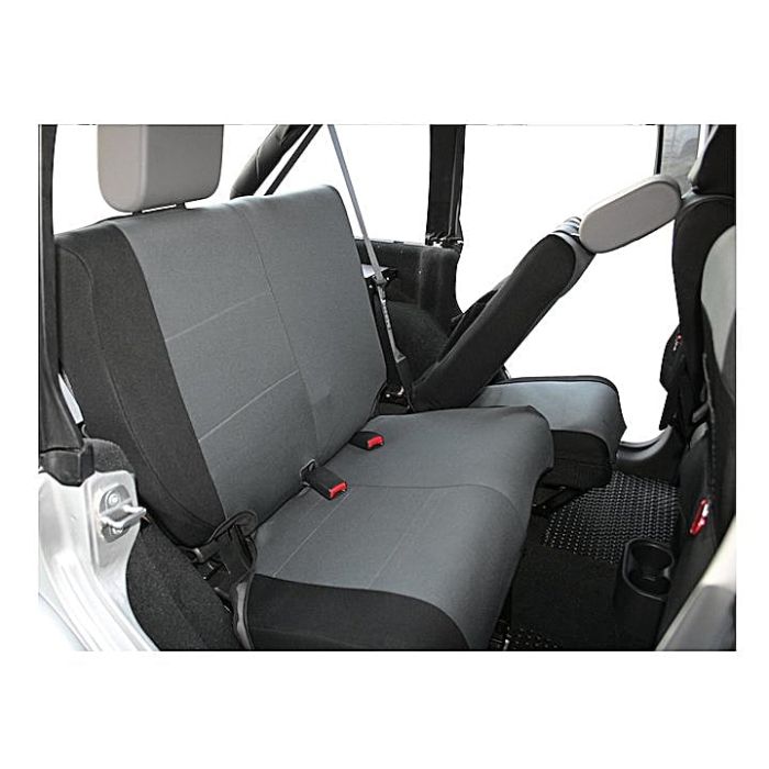 Crown Automotive SC30221 Rear Poly Canvas Seat Cover Set  for 07-11 Jeep Wrangler JK 4 Door