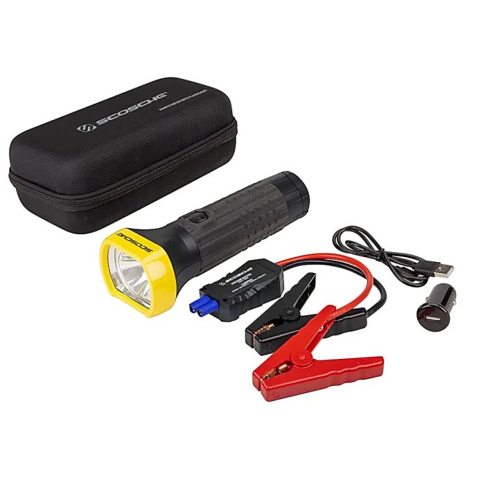 Scosche PBJF600 PowerUp 600 Torch with Car Jumper & LED Flashlight 