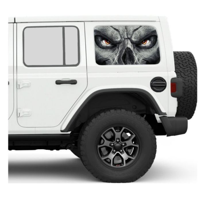 UTS SD WINDOW DCL JKU/JLU SKULL FACE