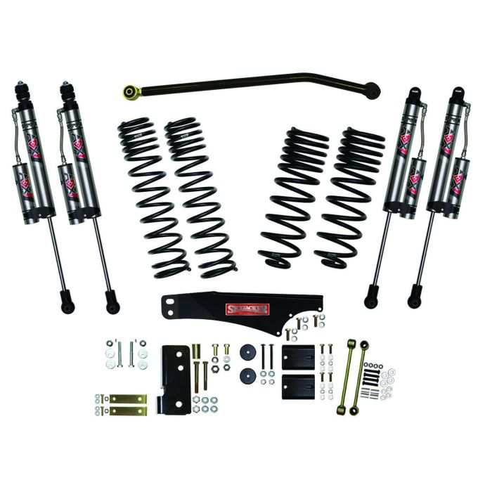 Skyjacker JK35BKXLT 3.5" Dual Rate Long Travel Suspension Lift with ADX Reservoir Shocks for 07-18 Jeep Wrangler JK 
