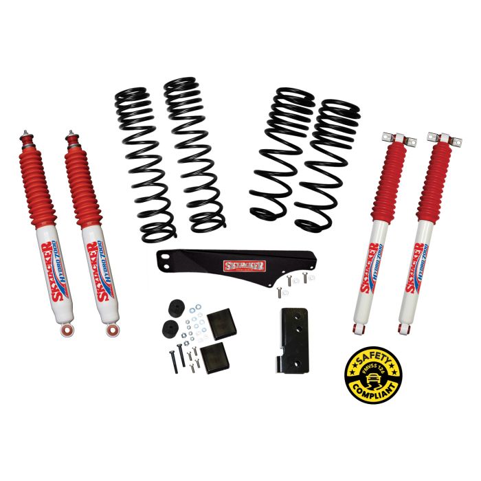 Skyjacker  2-2.5in Dual Rate Long Travel Suspension Lift Kit for 07-18 Jeep Wrangler Unlimited JK
