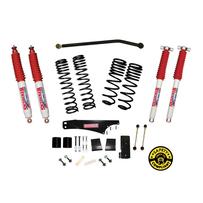 Skyjacker  3.5-4in Dual Rate Long Travel Suspension Lift Kit for 07-18 Jeep Wrangler Unlimited JK