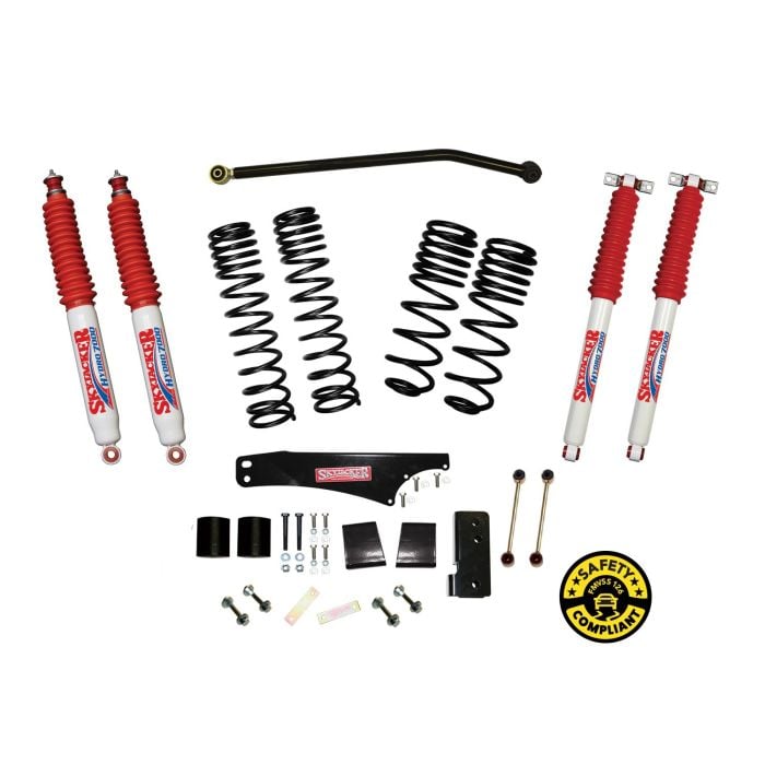 Skyjacker  3.5-4in Dual Rate Long Travel Suspension Lift Kit for 07-18 Jeep Wrangler Unlimited JK