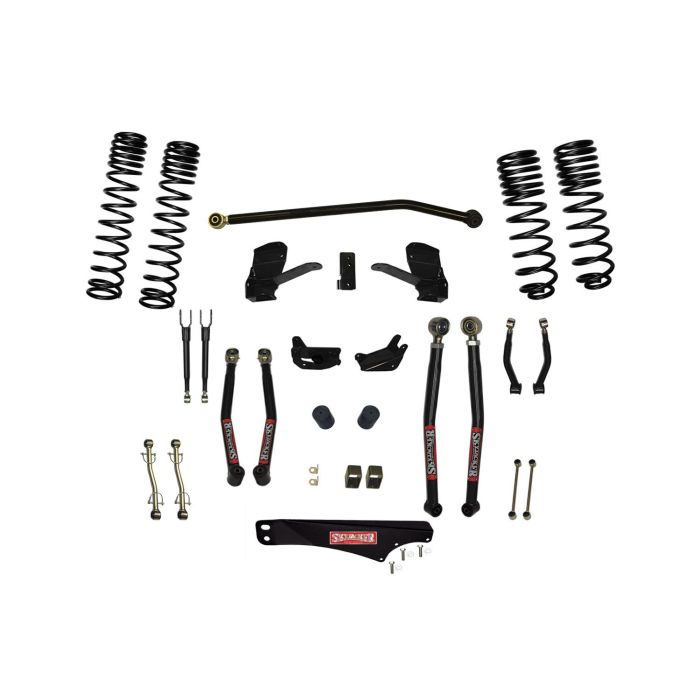 Skyjacker  4in Dual Rate Long Travel Long Arm Suspension Lift Kit for 07-18 Jeep Wrangler Unlimited JK