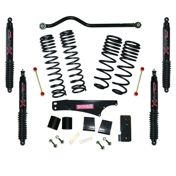 Skyjacker  3.5-4in Dual Rate Long Travel Suspension System with Shocks for 07-18 Wrangler JK 4 Door