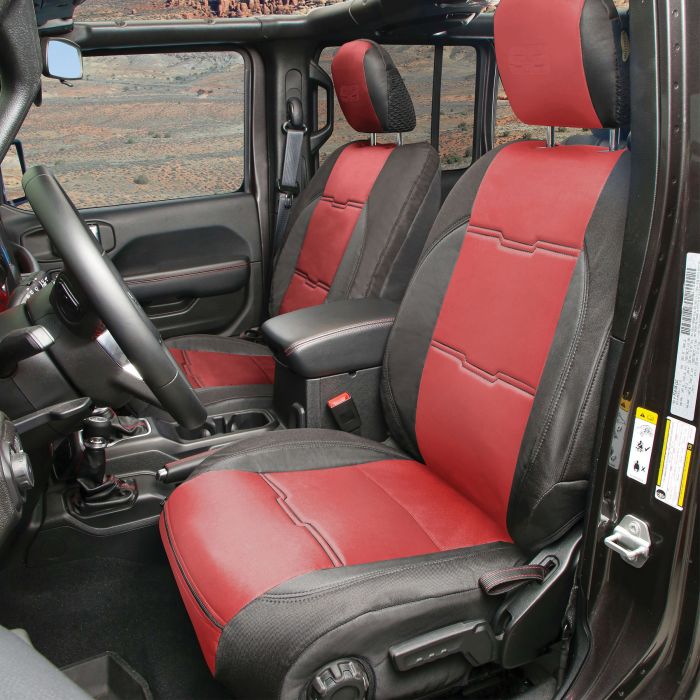 SMI NEO SEAT CVRS FR/RR RED 18-20 JLU