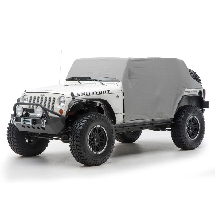 Smittybilt 1069 Cab Cover with Door Flaps in Gray for 07-18 Jeep Wrangler Unlimited JK 4 Door