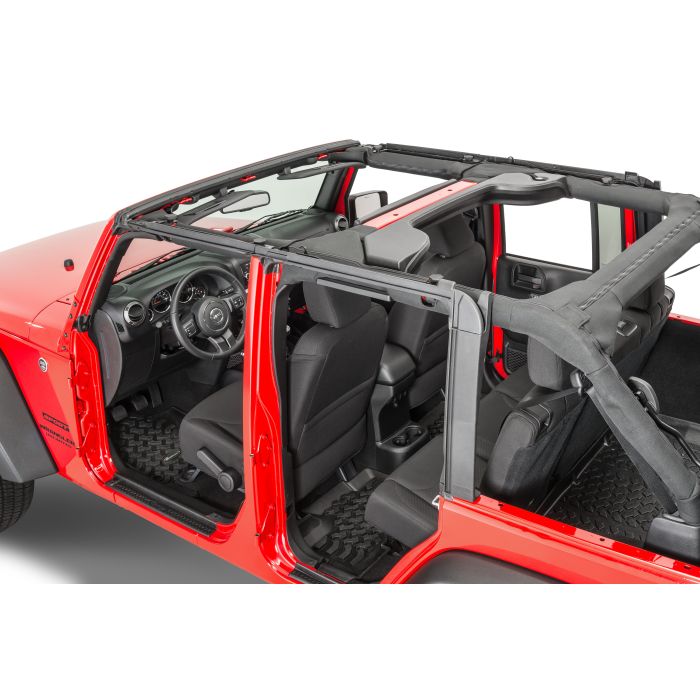 Smittybilt 91406 OE Style Door Surrounds for 07-18 Jeep Wrangler Unlimited JK 4 Door
